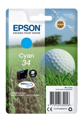 Epson T3462 Tintenpatrone, cyan (Art.-Nr.: C13T34624010)