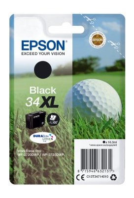 Epson T3471 Tintenpatrone, schwarz, hohe Füllmenge (Art.-Nr.: C13T34714010)