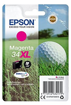 Epson T3473 Tintenpatrone, magenta, hohe Füllmenge (Art.-Nr.: C13T34734010)