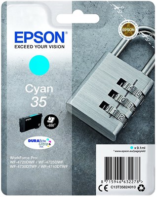 Epson T3582 Tintenpatrone, cyan (Art.-Nr.: C13T35824010)
