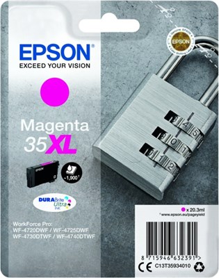 Epson T3593 Tintenpatrone, magenta, hohe Füllmenge (Art.-Nr.: C13T35934010)