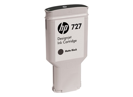 HP 727 Original Tintenpatrone, matt, schwarz, Standardkapazität (Art.-Nr.: C1Q12A)