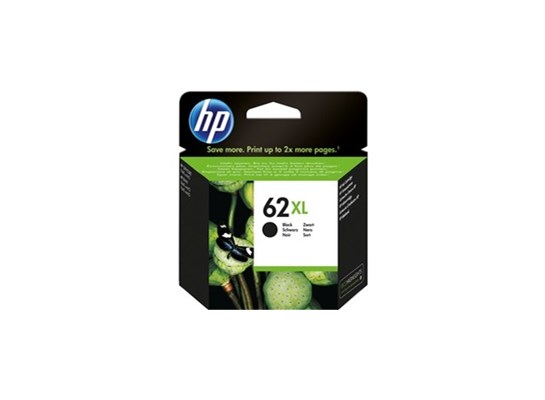 HP 62XL Tintenpatrone schwarz, hohe Kapazität (Art.-Nr.: C2P05AE)