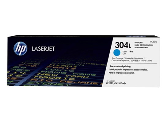 HP 304L Original Toner, cyan, kleine Kapazität (Art.-Nr.: CC531L)