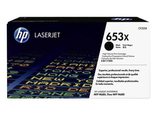 HP 653X Original Toner, schwarz, hohe Kapazität (Art.-Nr.: CF320X)