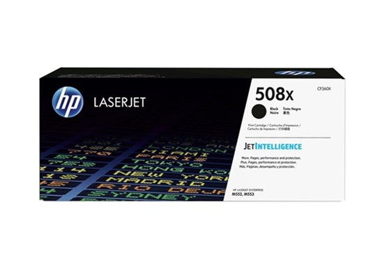 HP 508X Toner, schwarz, hohe Kapazität (Art.-Nr.: CF360X)