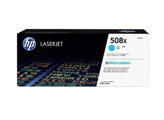 HP 508X Toner, cyan, hohe Kapazität (Art.-Nr.: CF361X)