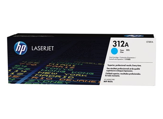 HP 312A Original Toner, cyan, Standardkapazität (Art.-Nr.: CF381A)