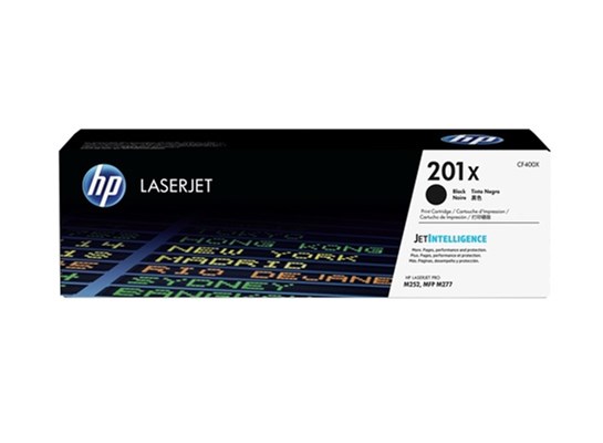 HP 201X Tonerkartusche, schwarz, hohe Kapazität (Art.-Nr.: CF400X)