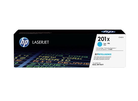 HP 201X Tonerkartusche , cyan, hohe Kapazität (Art.-Nr.: CF401X)
