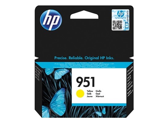 HP 951 Original Tintenpatrone, yellow, Standardkapazität (Art.-Nr.: CN052AE)