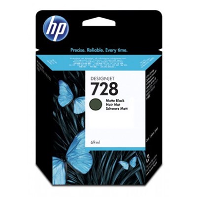 HP 728 Tintenpatrone, matt schwarz (Art.-Nr.: F9J64A)