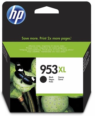 HP 953XL Tintenpatrone, schwarz, hohe Füllmenge (Art.-Nr.: L0S70AE)