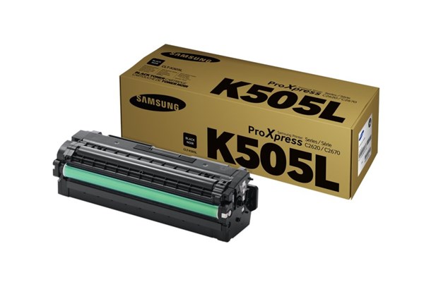 SAMSUNG CLT-K505LTrommeleinheit Toner, schwarz, Standardkapazität (Art.-Nr.: CLT-K505L/ELS)
