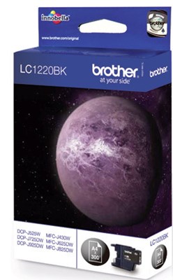 Brother Tintenpatrone, schwarz (Art.-Nr.: LC-1220BK)