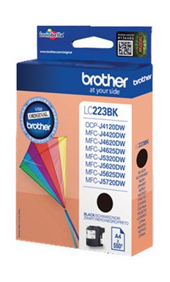 Brother Tintenpatrone, schwarz, Standardkapazität (Art.-Nr.: LC223BK)