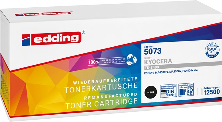 edding Tonerkassette, schwarz, ersetzt Kyocera TK-3400 (Art.-Nr.: 18-5073)
