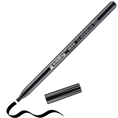 edding 1255 Kalligrafiestift Schwarz, Kalligrafie Spitze 3,5 mm (Art.-Nr.: 4-12553-5001)