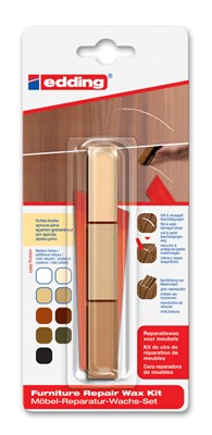 edding 8901 Möbel-Reparatur-Wachs-Set fichte-kiefer (Art.-Nr.: 4-8901-1-4609)