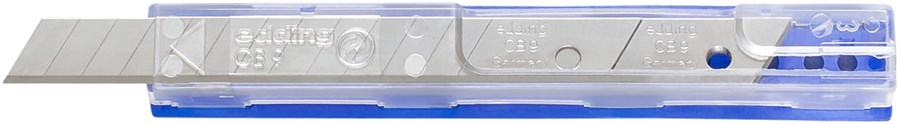edding CB 9 Ersatzklingen für Cutter M 9, Spender mit 10 Klingen (Art.-Nr.: 4-CB9)