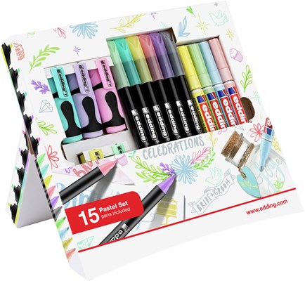 edding Pastell 15er-Promotion-Set (Art.-Nr.: 4-PPASTEL)