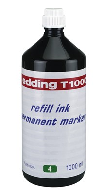 edding T 1000 Nachfülltinte für Permanentmarker grün, 1000 ml (Art.-Nr.: 4-T1000004)