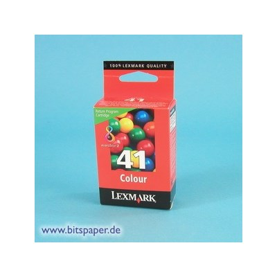 Lexmark Tintenpatrone Nr. 41, color (Art.-Nr.: 18Y0141E)