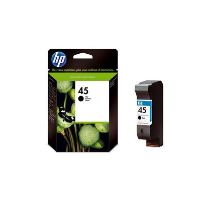 HP 45 Druckpatrone, schwarz (Art.-Nr.: 51645ae)