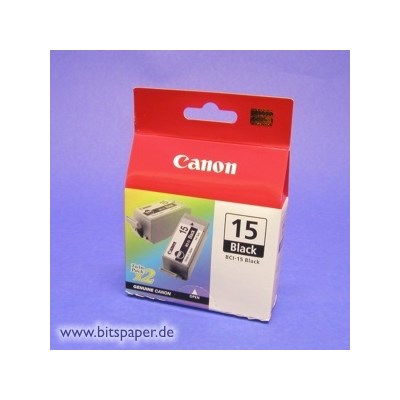 Canon Tintentank, schwarz (Art.-Nr.: BCI-15Bk)