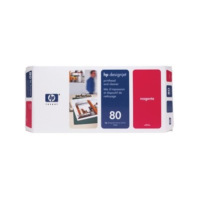 HP 80 Druckkopf mit Reiniger, magenta (Art.-Nr.: C4822A)