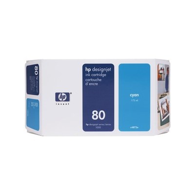 HP 80 Tintenpatrone, cyan (Art.-Nr.: C4872A)