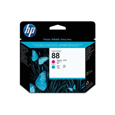 HP 88 Druckkopf für Tintentank magenta und cyan (Art.-Nr.: C9382AE)