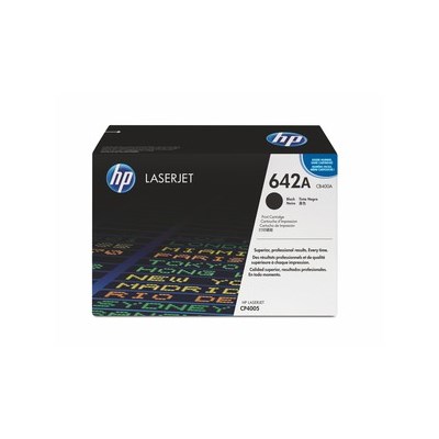HP 642A Color LaserJet Druckkassette schwarz mit ColorSphere Toner (Art.-Nr.: CB400A)