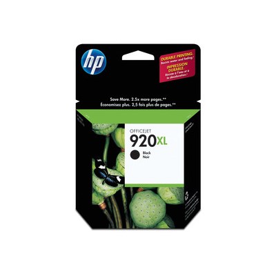 HP 920XL Tintenpatrone schwarz (Art.-Nr.: CD975AE)