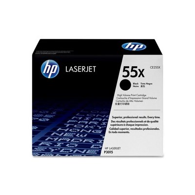 HP 55X Toner, schwarz mit hoher Kapazität (Art.-Nr.: CE255X)