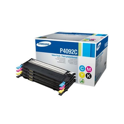 Samsung 4er Pack Tonerkartuschen schwarz, cyan, magenta und yellow (Art.-Nr.: CLT-P4092C)