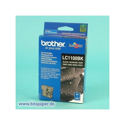 Brother Tintenpatrone schwarz (Art.-Nr.: LC1100BK)