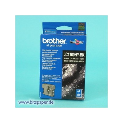 Brother Tintenpatrone schwarz (Art.-Nr.: LC1100HY-BK)
