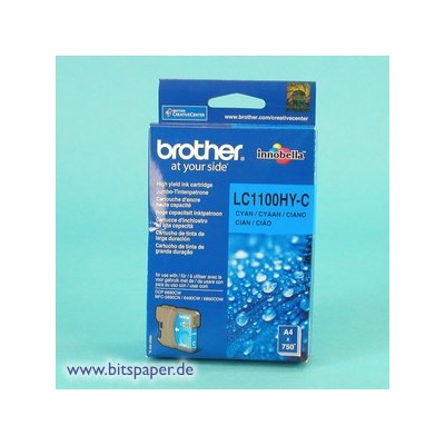 Brother Tintenpatrone cyan (Art.-Nr.: LC1100HY-C)