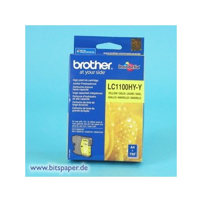 Brother Tintenpatrone yellow (Art.-Nr.: LC1100HY-Y)