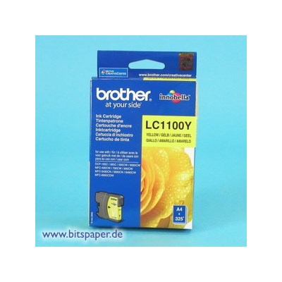Brother Tintenpatrone yellow (Art.-Nr.: LC1100Y)