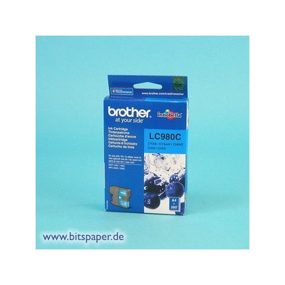 Brother Tintenpatrone cyan (Art.-Nr.: LC980C)
