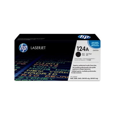 HP 124A Toner schwarz für HP Color LaserJet (Art.-Nr.: Q6000A)