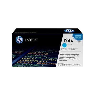 HP 124A Toner cyan für HP Color LaserJet (Art.-Nr.: Q6001A)