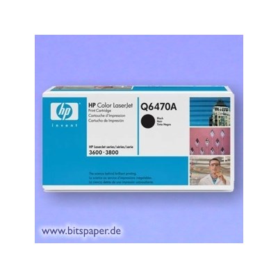 HP 501A Color LaserJet Druckkassette schwarz (Art.-Nr.: Q6470A)