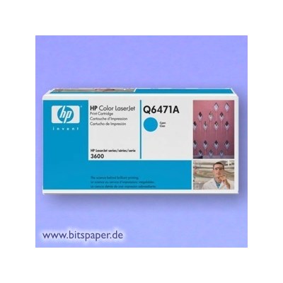 HP 502A Color LaserJet Druckkassette cyan (Art.-Nr.: Q6471A)