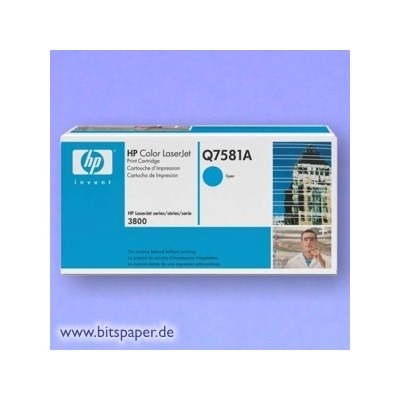 HP 503A Color LaserJet Druckkassette cyan (Art.-Nr.: Q7581A)