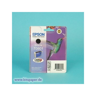 Epson Claria Photographic Ink Tintenpatrone schwarz (Art.-Nr.: T0801)
