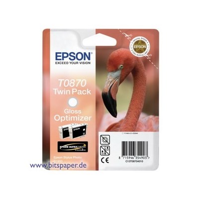 Epson Tintenpatrone Doppelpack Glossy Optimizer (Art.-Nr.: T0870)