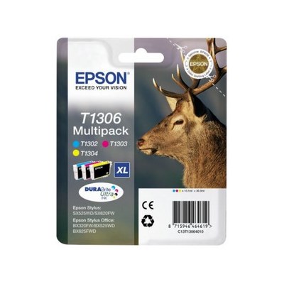 Epson Tintenpatronen Multipack T1302, T1303, T1304 (Art.-Nr.: C13T13064010)